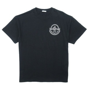 美品 23aw モンクレール ジーニアス MONCLER GENIUS × ROC NATION DESIGNED BY JAY-Z ロゴ プリント Tシャツ カットソー 半袖 クルーネッ