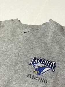 米国空軍士官学校 90s★NIKE ナイキ スウェット トレーナー メキシコ製 AIR FORCE エアフォース ファルコンズ FALCONS オールド