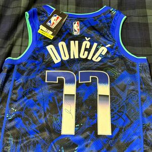 NBA ルカ・ドンチッチ 直筆サイン入り ユニフォーム 証拠有 Mavericks Luka Doncic autograph 日本代表 八村塁 バスケットボール 富樫勇樹