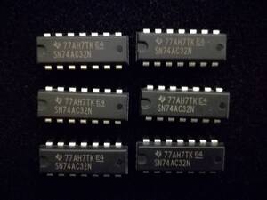 CMOS 74AC32（DIP14）Quad 2-Input OR Gate　　 6個セット