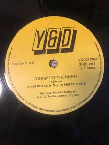 Dixie Peach&OffBeat Posse Tonight Is The Night Hold On To Your Man Y&D Jah Tubbys 激レア