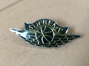 Supreme JORDAN シュプリーム ジョーダン ウイングマーク ピンバッジ ピンバッチ ブラック 初期 黒