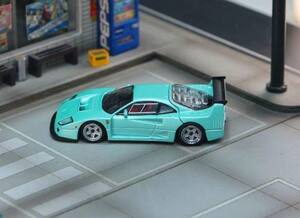 Stance Hunters 1/64 フェラーリ F40 LM ミントグリーン