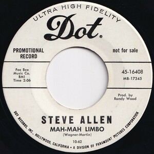 Steve Allen Mah-Mah Limbo / Dream Dot US 45-16408 206933 ROCK POP ロック ポップ レコード 7インチ 45