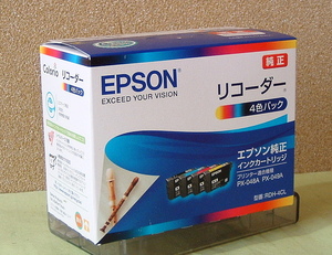 EPSON　エプソン　純正インクカードリッジ RDH（リコーダー）　4本セット　　推奨使用期限は2026・06 　新品未開封品 　　送料込み