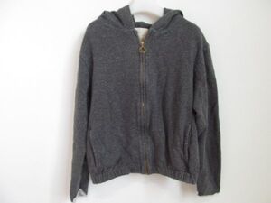 (44579)ZARA　キッズ　ガールズ　ジップ　パーカー　グレー系　サイズ11ー12　152㎝　USED