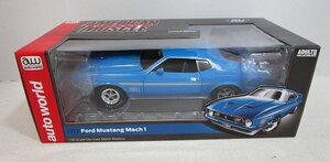 ■ American Muscle 1/18 1972 フォード マスタング マッハ 1 グラバーブルー ミニカー