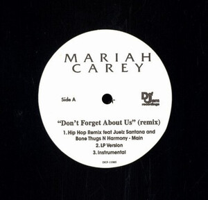 欧12 Mariah Carey Dont Forget About Us (Remix) DEF11005 Def Jam Recordings /00250