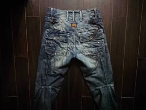 G-STAR RAW♪TRAIL ELWOOD TAPERED♪Italy♪ジースター♪立体裁断♪傑作♪W28 L32♪50278 2062 1225