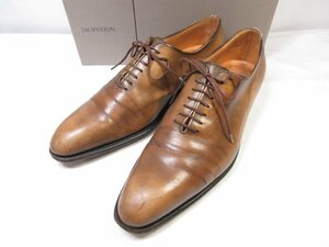 【JMウエストン J.M.WESTON】 402 ホールカット 7アイレット ドレスシューズ 紳士靴 (メンズ) size6.5C ブラウン系 パティーヌ ■18MZA4449