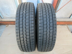 冬1268 ダンロップ WINTER MAXX SV01 195/80R15 107/105L LT スタッドレス中古 2本 ♪ ウィンターマックス 