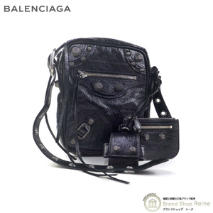 バレンシアガ （BALENCIAGA） Le Cagole Men ル・カゴール ショルダー クロスボディバッグ 719065 ブラック（新品）