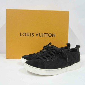 LOUIS VUITTON GO0146 スニーカー＜シューズ＞ヴィトン 38 1/2 ブランド ブラック モノグラム