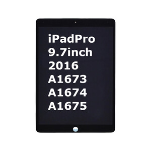 iPad Pro9.7 iPadPro 9.7 インチ A1673 A1674 A1675 ガラス 液晶 パネル 黒 Sクラス タッチスクリーン交換 修理 リペア