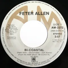 加7" Peter Allen Bi-coastal AM2272  /00080