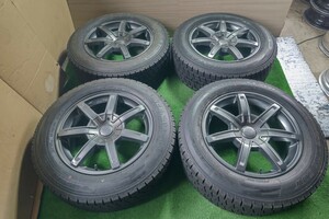 中古タイヤホイールセット GOODYEAR ice NAVI SUV 245/60R18 105Q Touren 18×8j +30 6Hマルチ12H 127 135 A510