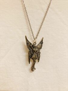 希少&美品!VINTAGE BIKER FAIRY PENDANT TOP MADE IN USAビンテージバイカーフェアリーペンダント