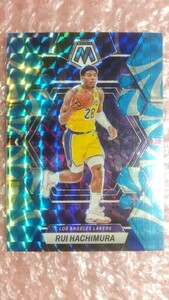 送料込即決 2022-23 Panini Mosaic Reactive Blue Mosaic Prizm #139 Rui Hachimura 八村塁 ロサンゼルスレイカーズ モザイク プリズム