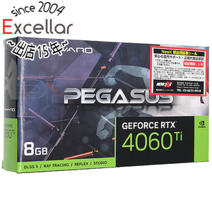 GAINWARD グラフィックボード GeForce RTX 4060 Ti Pegasus 8GB NE6406T019P1-1060E-G PCIExp 8GB [管理:1000027824]