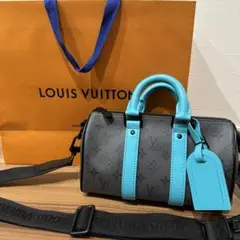 Louis Vuitton キーポル25 限定カラー　ターコイズ　ルイヴィトン