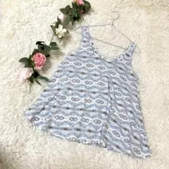 AZUL BY MOUSSY トップス チュニック サイズM ホワイト ブルー