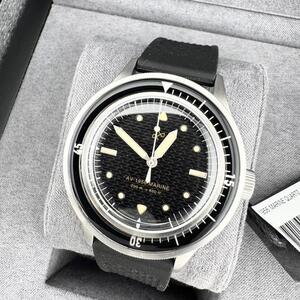 極美品 ABOUT VINTAGE 1956 MARINE クォーツ　メンズ 腕時計 ムーブメント TMI VH31 スイープ式