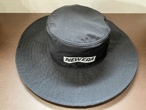 ★ ニューエラ New Era アドベンチャー ワイドブリム Water Repellent ハット ブラック sizeM/L 新品未使用タグ付 帽子 サファリハット