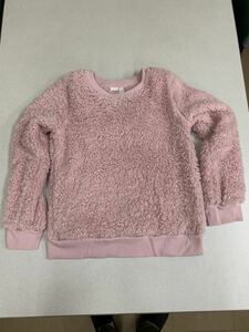 ★GAP★新品★160★ファー・トレーナー★ボア★セーター★人工ファータイプ★ピンク★人気の定番★暖かいです★5-5