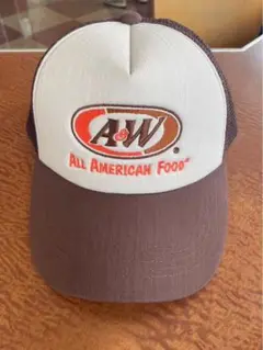 【最安値】A&W メッシュロゴキャップ 正規品（ブラウン）エンダー