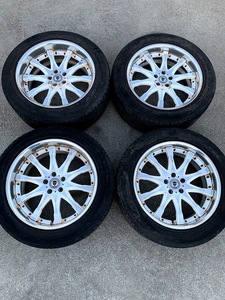 WORK　ワーク　シュバート　SW2　20インチ　アルミホイール　美品　バリ溝　4本セット　20X9JJ　+30　20X10JJ　+27　PCD114.3　265/50R20