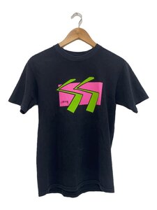 STUSSY◆Tシャツ/S/コットン/BLK