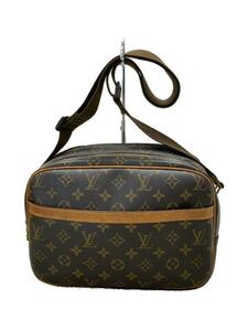 LOUIS VUITTON◆リポーターPM_モノグラム・キャンバス_BRW/PVC/BRW