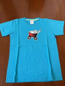 ★【USED】CUNE Tシャツ 乳母車うさぎ 水色・XSサイズ・未着用