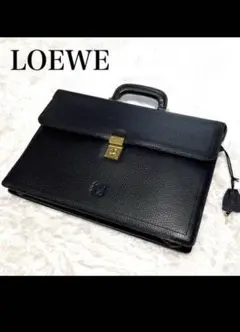 超美品！ LOEWE ビジネスバッグ ブリーフケース ブラック