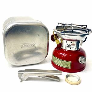 Coleman STOVE Classic 502A429J コールマン クラシック ガソリンストーブ 赤 シングルバーナー 1995年11月 キャンプ道具 ヴィンテージ alp