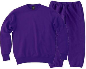 ☆00年スタイル.B系無地スタイル！Ls (Loveless) スウェット・セットアップ .COLOR：PURPLE.SIZE：XL～4XL ≪即決商品≫☆