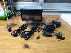 美品/動作確認済/カロッツェリア HDDナビ 7インチ AVIC-ZH09 TVフルセグ/Bluetooth/テレビOK/タッチパネル正常/TVOK/B-CAS付属/配線付属