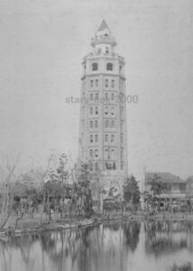 複製復刻 絵葉書/古写真 東京 浅草十二階 凌雲閣 見世物 浅草公園 明治期