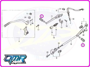 【新品】 ペダルゴム MC18 MC21 MC28 24705-MR7-000