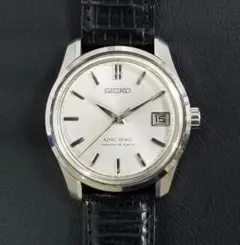 美品 KING SEIKO 4402-8000 SS 盾メダリオン OH済み