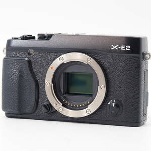 102042☆極上品☆FUJIFILM ミラーレス一眼 X-E2 ボディ ブラック F FX-X-E2ブラック