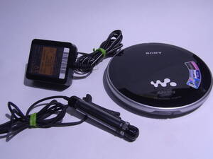 SONY D-NE730 CDウォークマン BLACK (2010年製) 動作品 RM-MC53EL 付