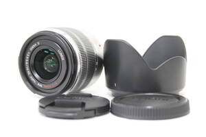 【返品保証】 パナソニック Panasonic LUMIX G VARIO 14-42mm F3.5-5.6 ASPH. MEGA O.I.S. 前後キャップ フード付き レンズ M1199