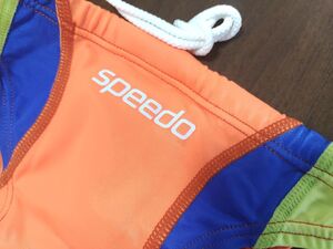 (未使用) Speedo ミズノ製 アクアスペック生地 140サイズ カスタムオーダー品 競泳水着 競パン