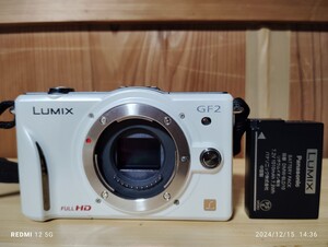 Panasonic パナソニック LUMIX GF2 (「9 ミラーレス一眼カメラ ホワイト 