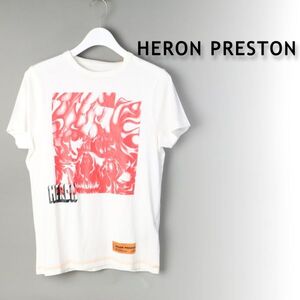 306 新品 3.3万 HERON PRESTON ヘロン プレストン Tシャツ 綿100％ 半袖Tシャツ XS