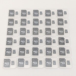 f2527/【新品未使用品】マイクロSDカード microSDHCカード 16GB 30枚まとめ Industrial grade Metorage SDカード アダプタ付き 現状品