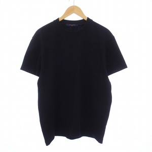 ルイヴィトン LOUIS VUITTON 24SS モノグラムTシャツ カットソー 半袖 クルーネック M 黒 ブラック ノワール RM241MQ TCL HQY41W