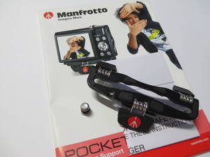 【美品】Manfrotto/マンフロット ミニ三脚 POCKET S ブラック MP1-BK