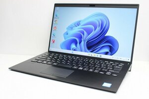 1円スタート ノートパソコン Windows11 WPS office搭載 ハイスペック VAIO Pro PK VJPK11C11N 第8世代 Core i7 SSD256 メモリ8GB カメラ